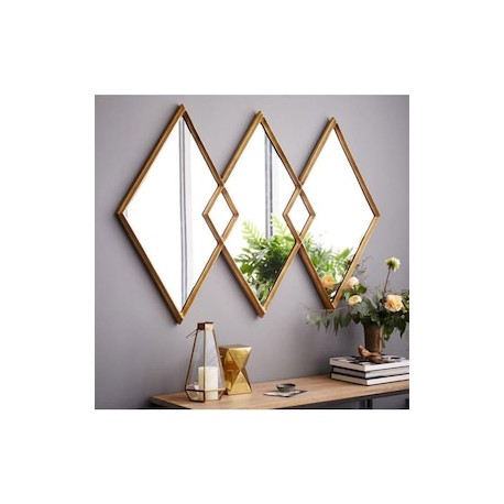 Espejo de Pared Overlapping Diamond