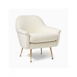 Sillón Phoebe Midcentury estilo contemporáneo de madera