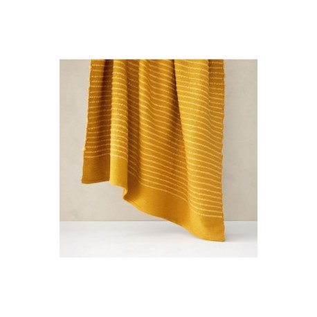 Frazada tejido jersey Soft Corded a rayas