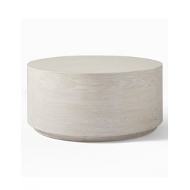 Mesa de centro West Elm Drum de madera