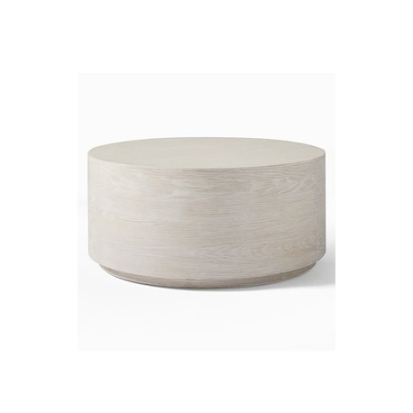 Mesa de centro West Elm Drum de madera