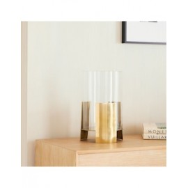 Portavela Rudy Sculptural de acero inoxidable