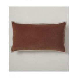 Funda cojín West Elm Classic Velvet Burnt Umber