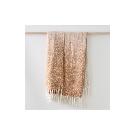 Frazada tejido plano Ombre Throw
