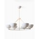 Candelabro de metal Florent Chandelier