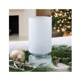 Portavela Fraser Frosted de vidrio