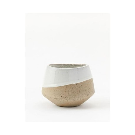 Florero Half Dipped Stoneware Bowl