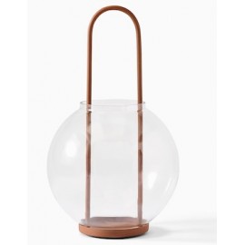 Portavela Metal & Glass