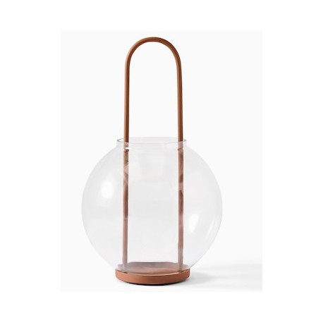 Portavela Metal & Glass