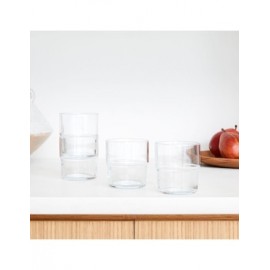 Vaso Doble Old Fashion Essential Stacking de vidrio