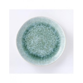 Plato trinche Reactive Glaze de gres