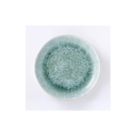 Plato trinche Reactive Glaze de gres