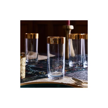 Set de vasos highball Bijou de vidrio con 4 piezas