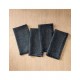 Set de servilletas Frayed Edge Table Linens de lino