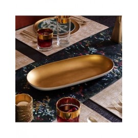 Platón Pure Metallic de cerámica