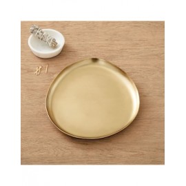 Charola decorativa Organic Metal de aluminio