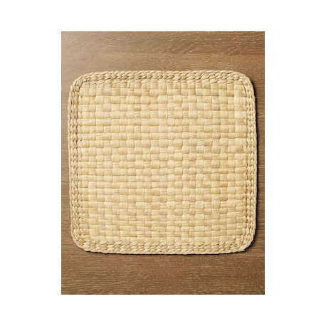 Set mantel de jacinto de agua cuadrado Palma Woven