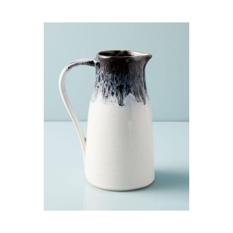 Jarra Reactive Glaze Negro