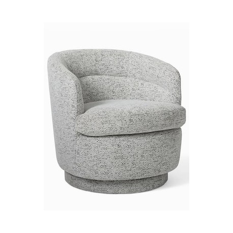 Sillón Viv Swivel estilo contemporáneo de madera pino