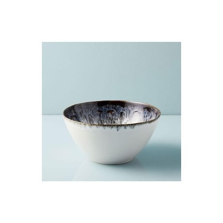 Bowl de Servicio Alto Reactive Glaze Negro