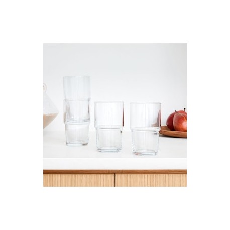 Vaso High Ball Essential Stacking de vidrio