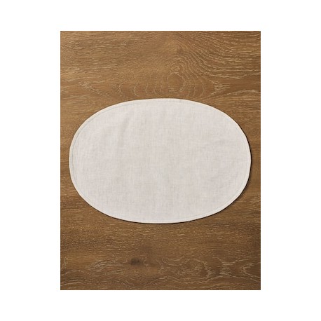 Set mantel ovalado de lino European Linen