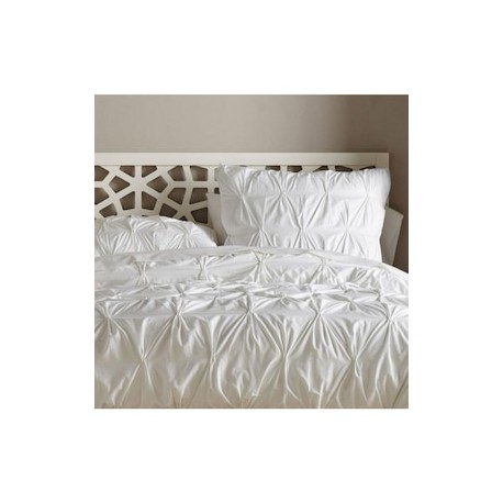 Duvet Pintuck Blanco