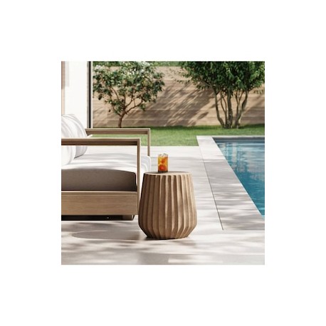 Mesa auxiliar Hana Outdoor de arcilla