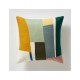 Funda cojín West Elm Crewel Geo Pieces
