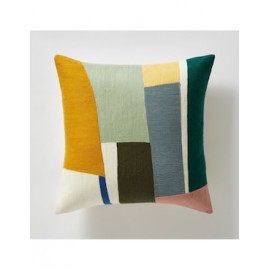 Funda cojín West Elm Crewel Geo Pieces