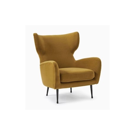 Sillón Lucia Wing estilo contemporáneo de madera