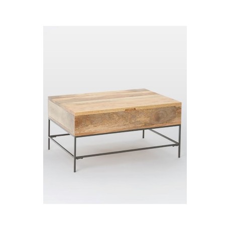 Mesa de centro West Elm Storage de madera