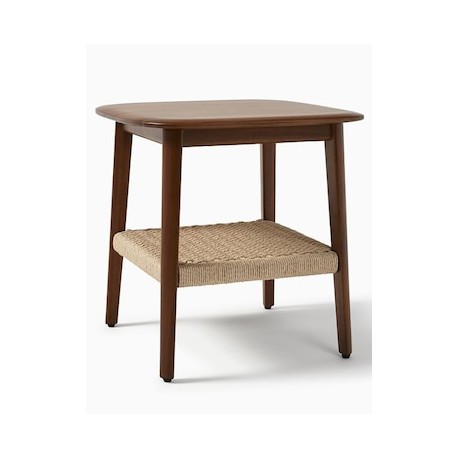 Mesa lateral Chadwick de madera acacia
