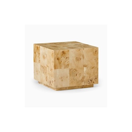 Mesa lateral Volume Square de madera