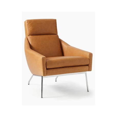 Sillón Austin Stationary estilo contempo farmhouse vintage de madera pino