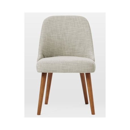 Silla Mid-Century de tela