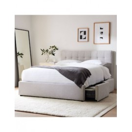 Cama Emmett Tufted de madera