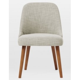 Silla Mid-Century de tela