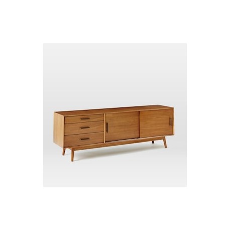 Consola Mid-Century de madera