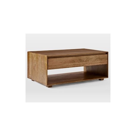 Mesa de Centro Anton Solid Wood Storage