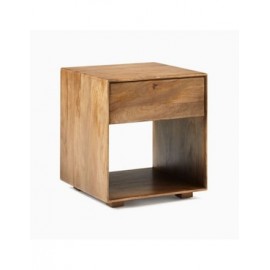 Mesa lateral West Elm Anton de madera mango