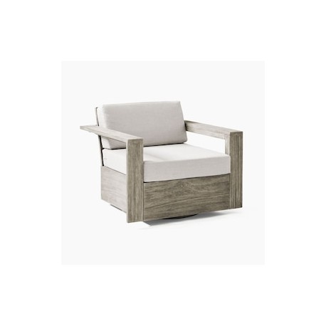 Sillón Portside Outdoor estilo contemporáneo de madera