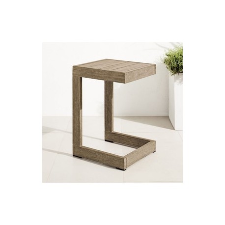 Mesa lateral Portside Wood de madera