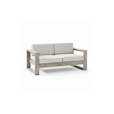 Sofá Portside Outdoor estilo contemporáneo de madera